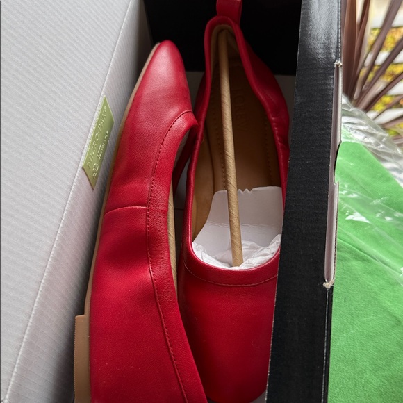 J. Crew red flats, new 8,5 size. - Picture 5 of 5